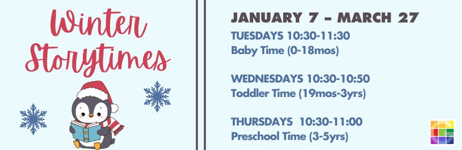 Winter Storytimes Schedule