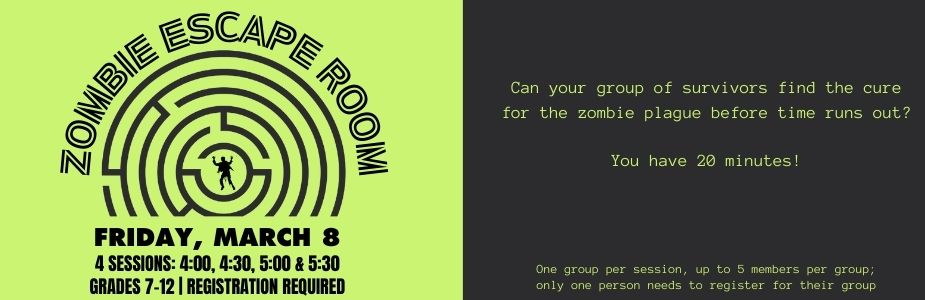 3-8 Zombie Escape Room